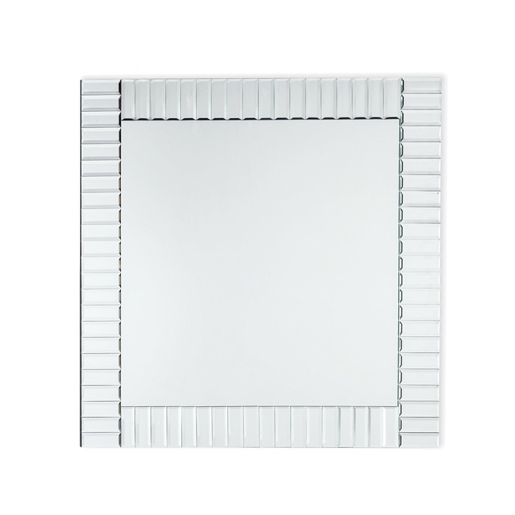 Laura Ashley LA3704779-Q Capri Large Square Mirror With Bevelled Detail Edging