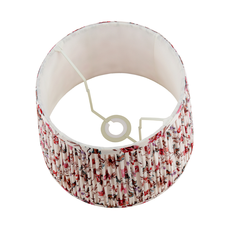 Laura Ashley Lingmell Trail Cream Cotton Tapered Drum Shade 30cm/12 inch