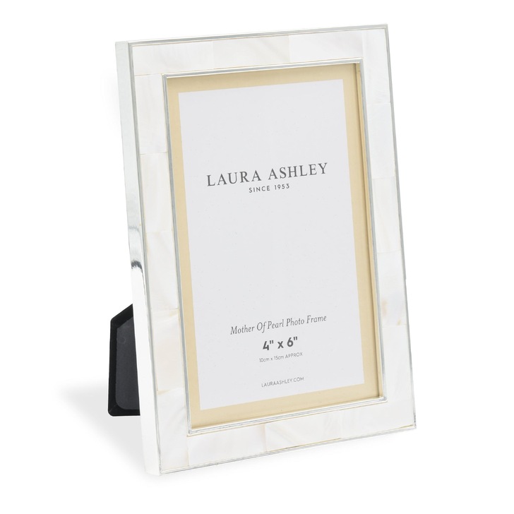 Laura Ashley Mother Of Pearl Photo Frame - 4x6