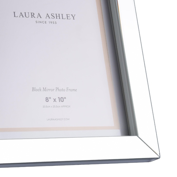 Laura Ashley Photo Frame With Mirrored Edges - 8x10