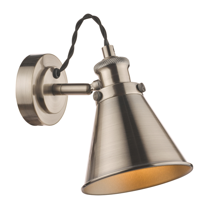 Laura Ashley Rufus Single Spotlight Industrial Nickel