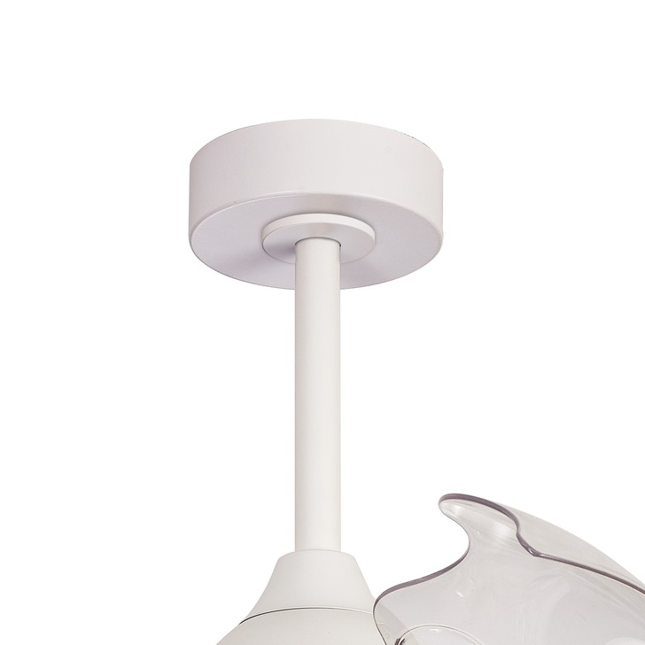 Mantra Alaska 45W White Led Ceiling Fan Light Controllably Via Remote Or App - 2700K - 5000K