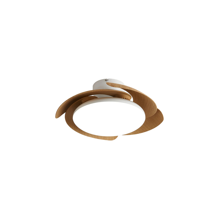 Mantra Aloha II White/Wood Led Ceiling Fan Light - 3000K-5000K Adjustable