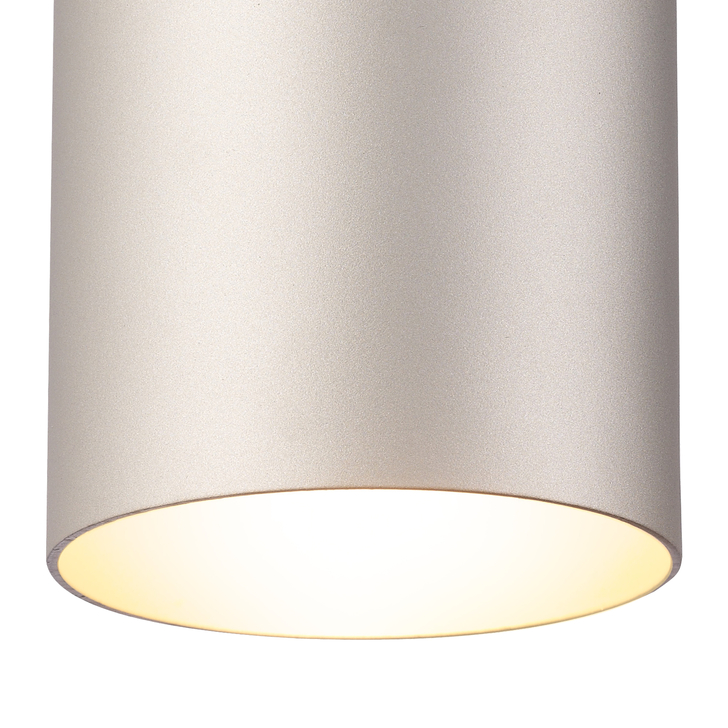 Mantra Aruba Small Silver E27 Flush Ceiling Light