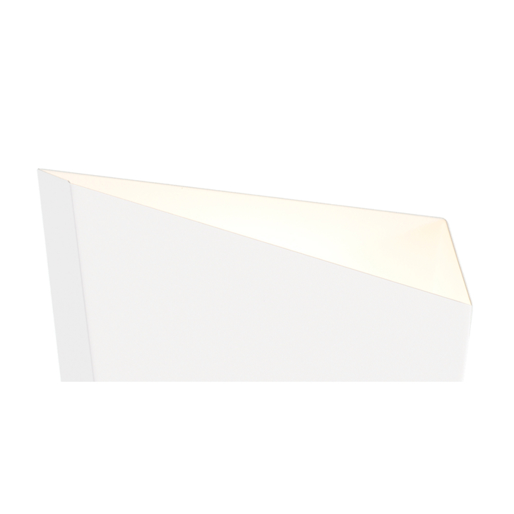 Mantra Asimetric Rhombus White 1 Light Wall Light