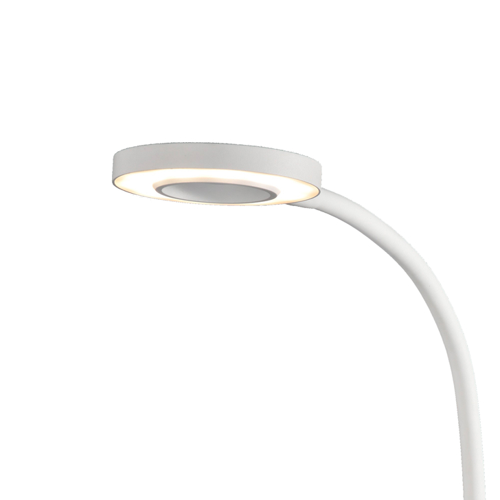 Mantra Boavista Ring Head White Adjustable Switched Bedside Led Reader Wall Light - 3000K