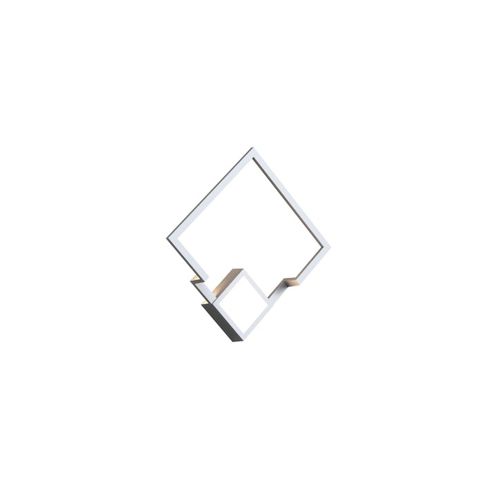 Mantra Boutique LED Small Square Wall Light White - 3000K