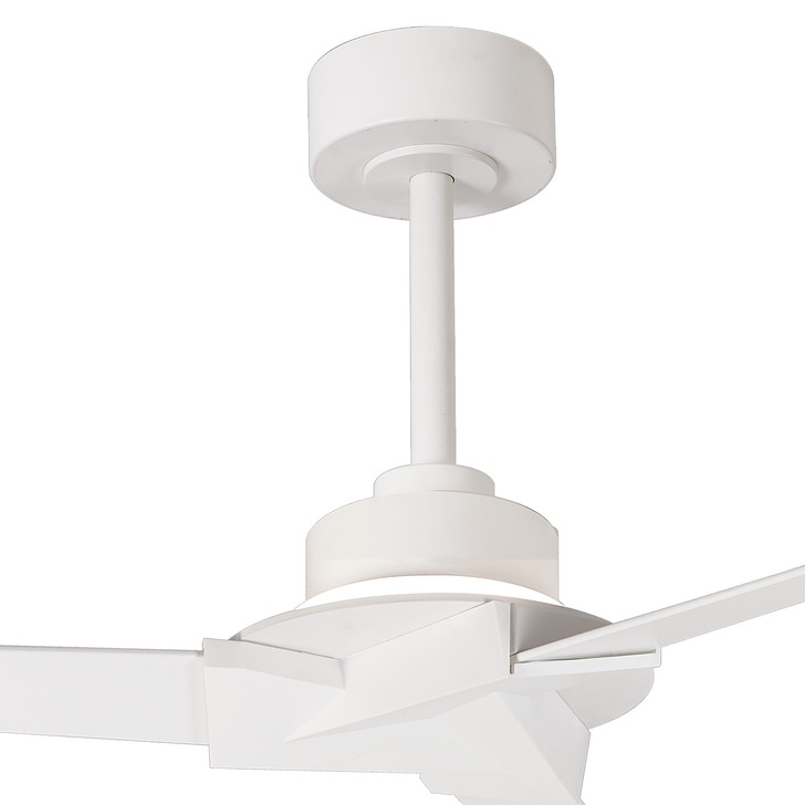 Mantra Brisa White Mini IP44 Led Ceiling Fan Light Controllably Via Remote - 2700K - 5000K