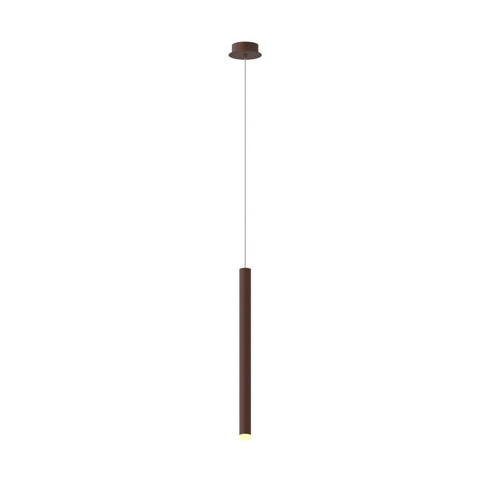 Mantra Cala Single LED Pendant Rust Brown