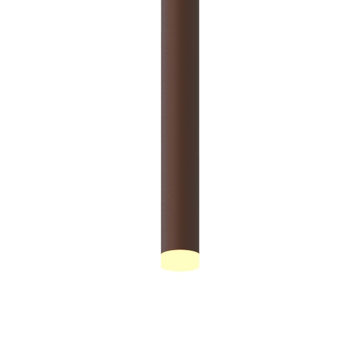 Mantra Cala Single LED Pendant Rust Brown