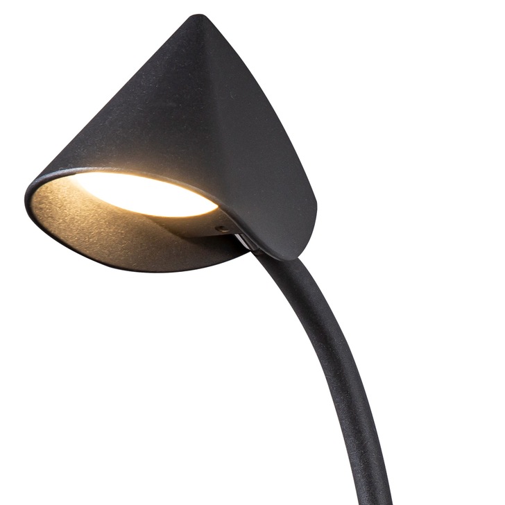 Mantra Capuccina Single LED Wall Light Black - 3000K