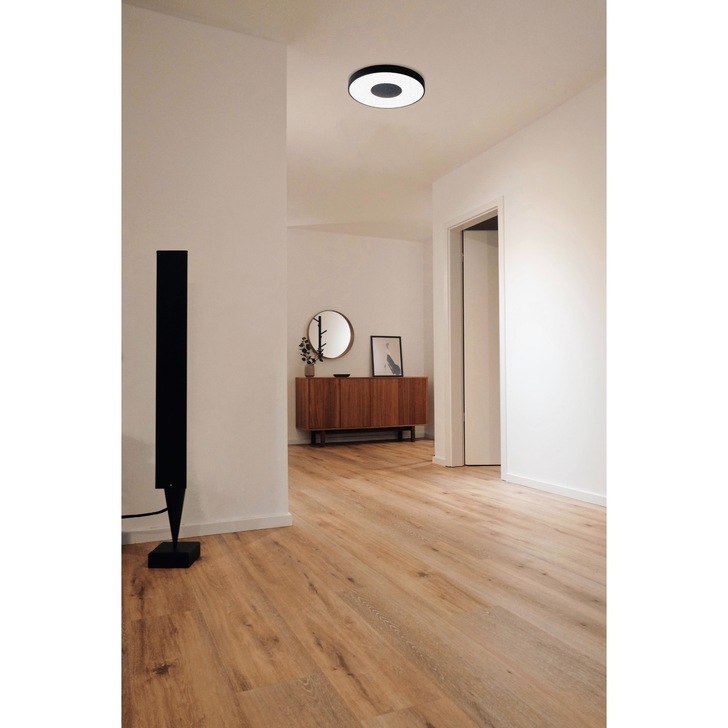 Mantra Coin 56W LED Round Ceiling Light Black