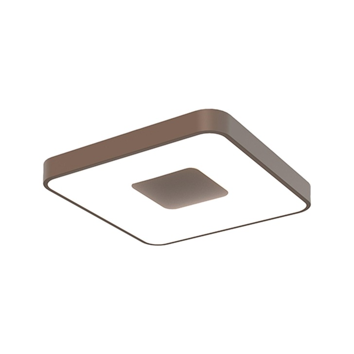 Mantra Coin Medium Square LED Flush Ceiling Light Gold Complete With Remote Control - 2700K-5000K Tuneable