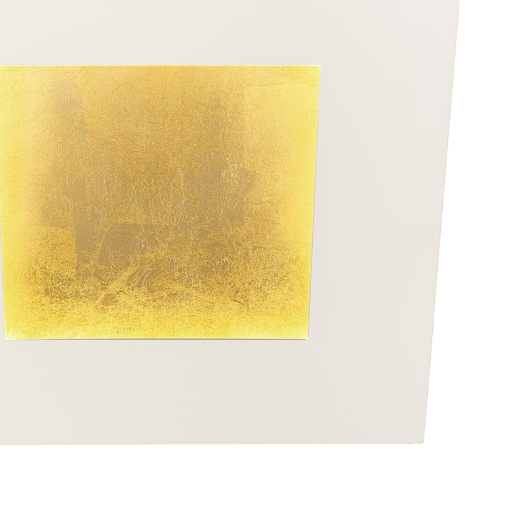 Mantra Dalia White And Gold Square Extra Large Led Wall Light - M8144 - 3000K