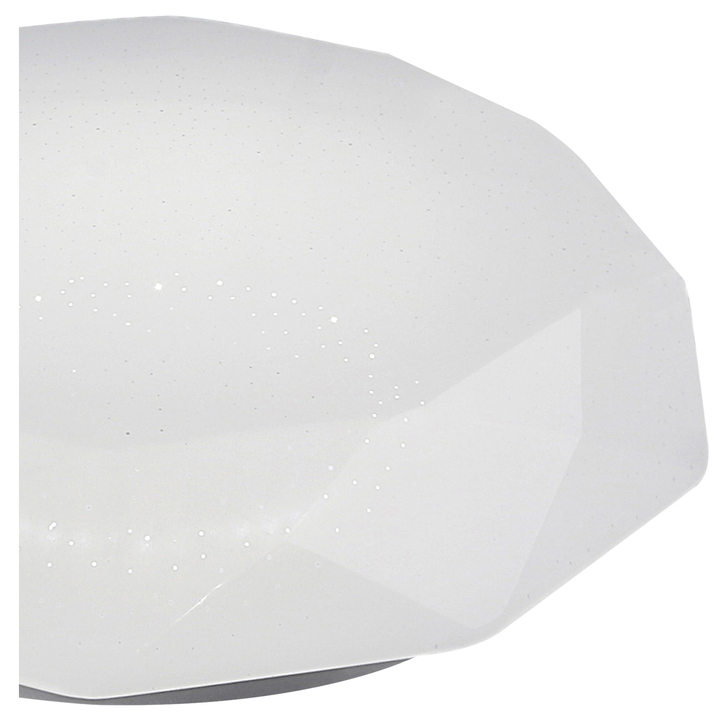 Mantra Diamante 56W Led Flush Dimmable Led Smart Ceiling Light Complete With Remote - 3000 - 5000K - Google Play And Alexa