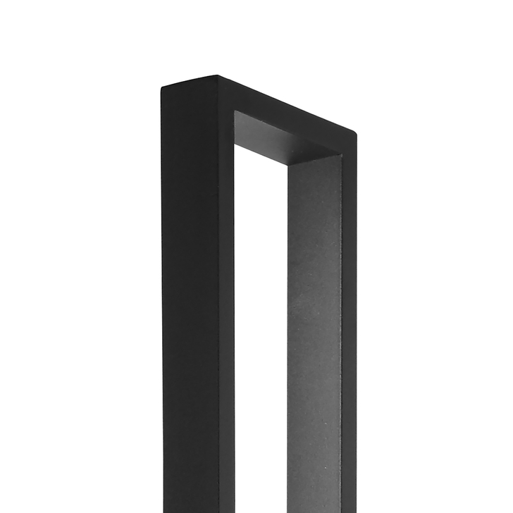 Mantra Durban Medium Black Open Rectangular Led Wall/Ceiling Light - 3000K