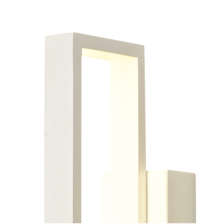 Mantra Durban Small White Open Rectangular Led Wall/Ceiling Light - 3000K