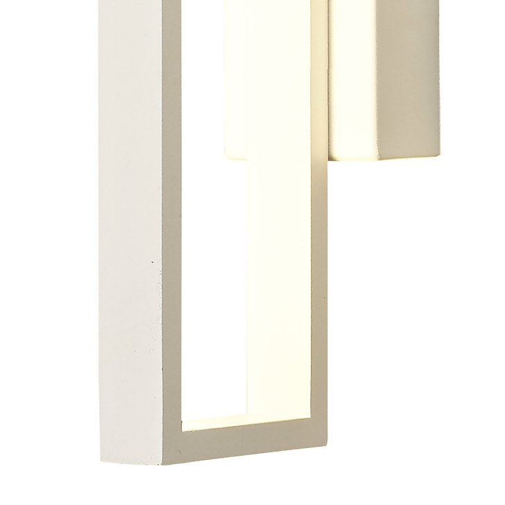 Mantra Durban Small White Open Rectangular Led Wall/Ceiling Light - 3000K