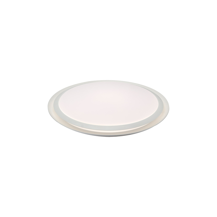 Mantra Edge Dimmable Flush Led Smart Ceiling Light Complete With Remote Control - 3000-5000K