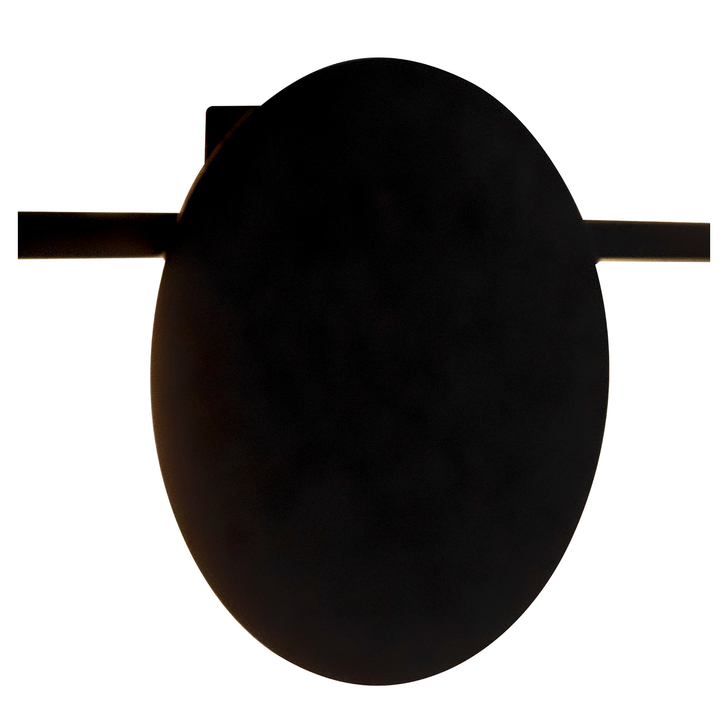 Mantra Eris Black Triple Circle Backlight Led Wall Light - 3000K