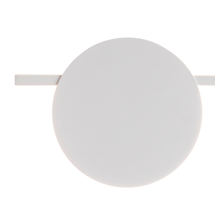 Mantra Eris White Twin Circle Backlight Led Wall Light - 3000K