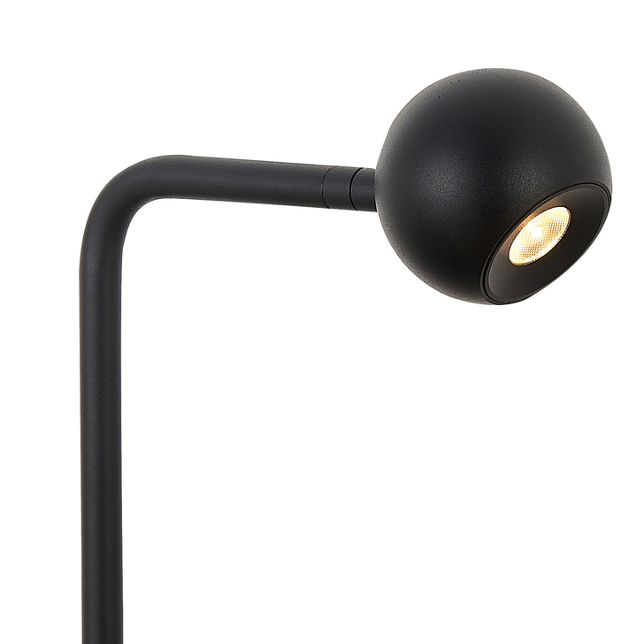 Mantra Eyes Black Adjustable Led Bedside Table Lamp - 3000K