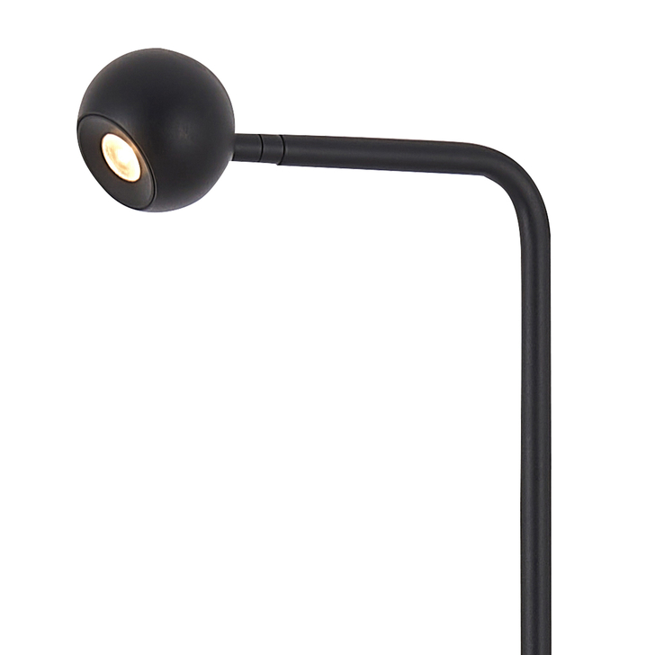 Mantra Eyes Black Adjustable Led Floor Lamp - 3000K