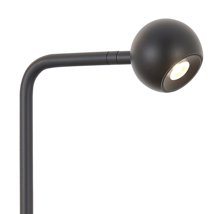 Mantra Eyes Black Large Adjustable Led Table Lamp - 3000K