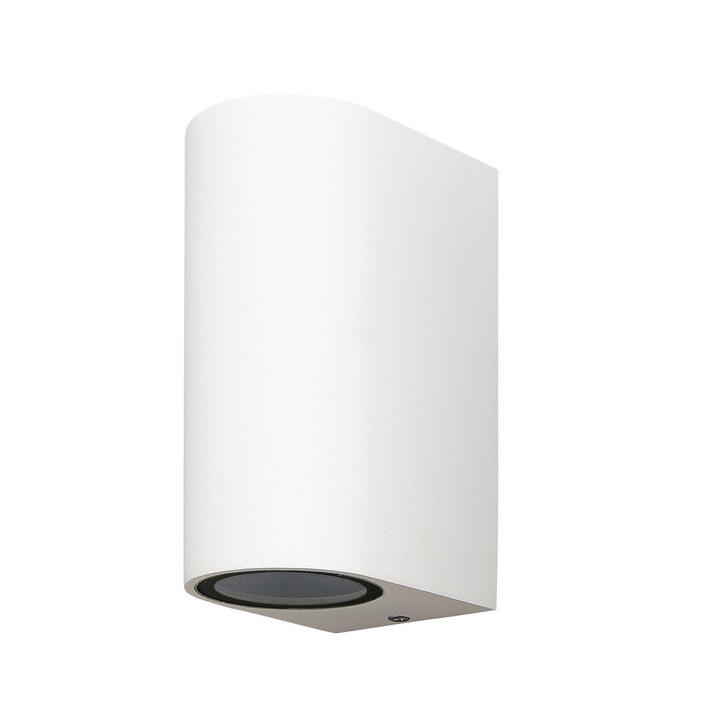 Mantra Fusion M6511 Kandanchu White Round Twin Exterior Wall light