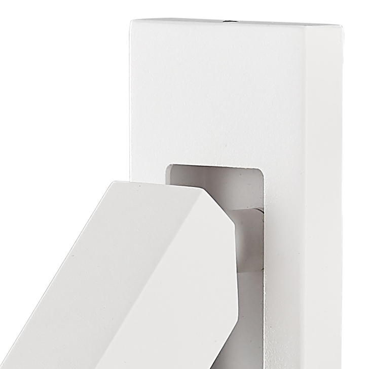 Mantra Gokova White Recessed Rectangular Siwtched Bedside Led Reader Wall Light - 3000K