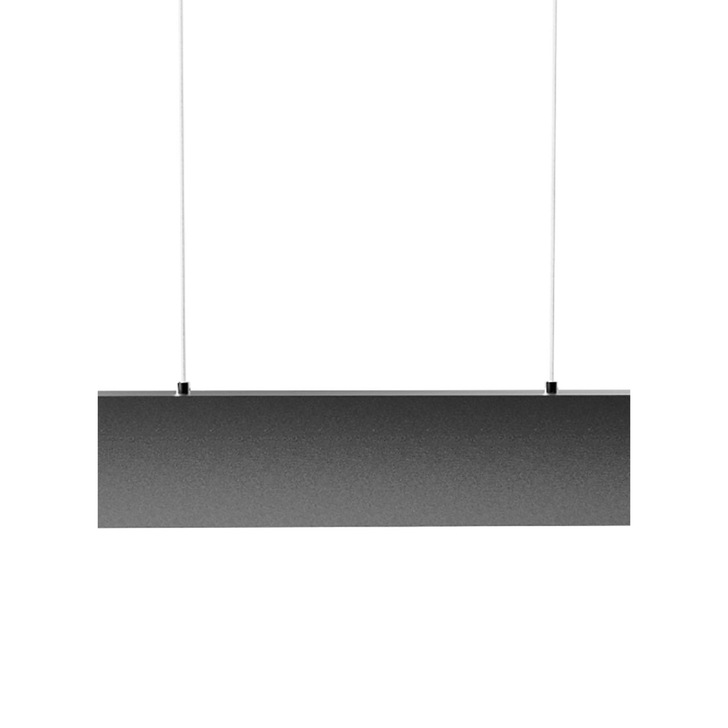 Mantra Hanok Slim LED Linear Bar Pendant Black - 4000K