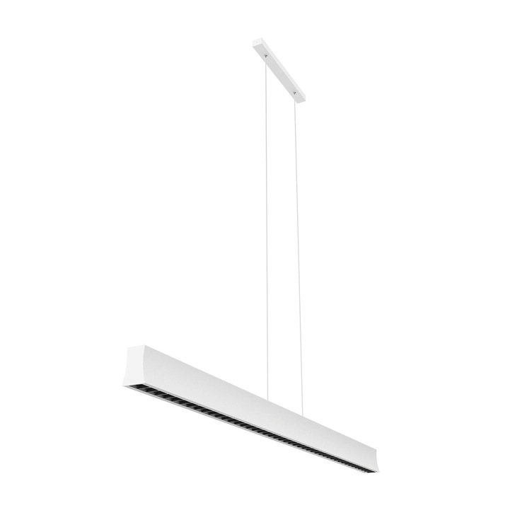 Mantra Hanok Slim LED Linear Bar Pendant White - 3000K