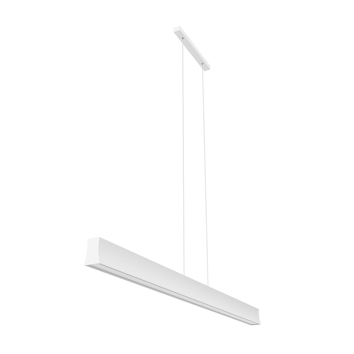 Mantra Hanok Slim LED Linear Bar Pendant White - 4000K