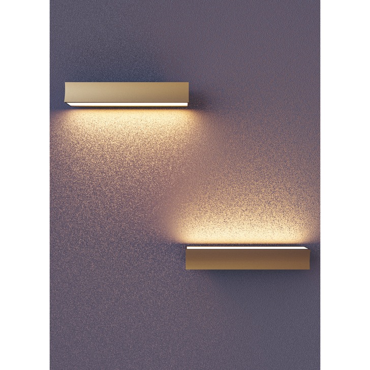 Mantra Hanok Slim LED Linear Wall Light Sand Brown Small - 3000K