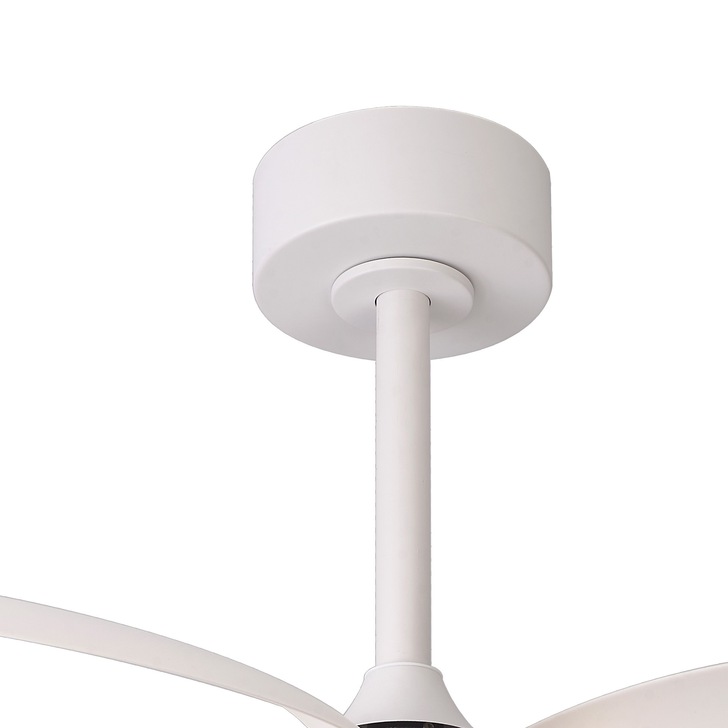 Mantra Infinity Semi-Flush White Led Ceiling Fan Light Complete With Remote Control - 2700-5000K