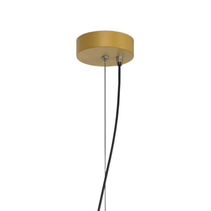 Mantra Kazz Large Gold 6 Light Ceiling Pendant Complete With White Diffuser