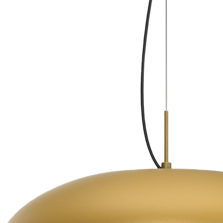 Mantra Kazz Large Gold 6 Light Ceiling Pendant Complete With White Diffuser