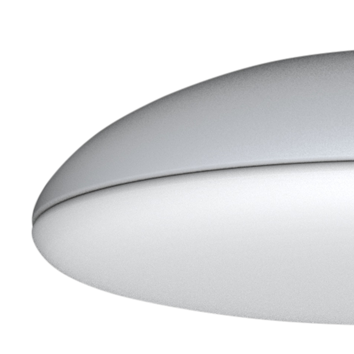 Mantra Kazz Large White Flush 6 Light Ceiling Light Complete With White Diffuser