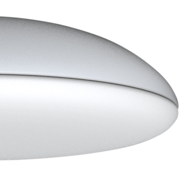 Mantra Kazz Large White Flush 6 Light Ceiling Light Complete With White Diffuser