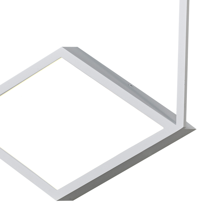 Mantra Kubick Large Hexagonal White Led Wall Light - 3000K