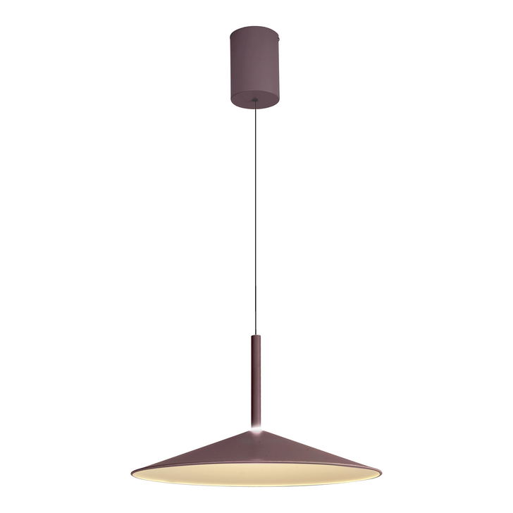 Mantra Large Calice Coffee/White Rise And Fall Led Pendant Light - 3000K - M7892