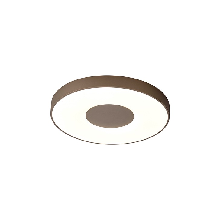 Mantra Large Coin 80W LED Round Ceiling Light Sand Brown