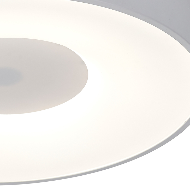 Mantra Large Coin 80W LED Round Ceiling Light White