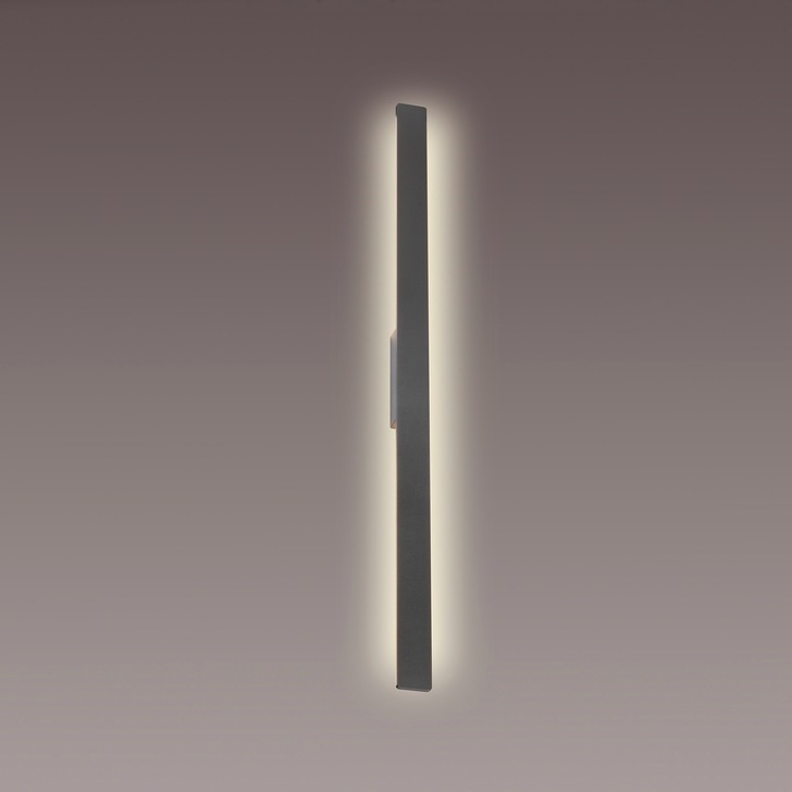 Mantra Lotus Slim LED Exterior Wall Light 1.2m Anthracite - 3000K, IP54