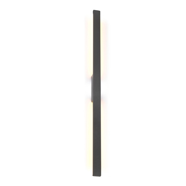 Mantra Lotus Slim LED Exterior Wall Light 1.4m Anthracite - 3000K, IP54