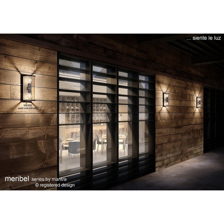 Mantra M6492 Meribel Wall Twin Wall Light