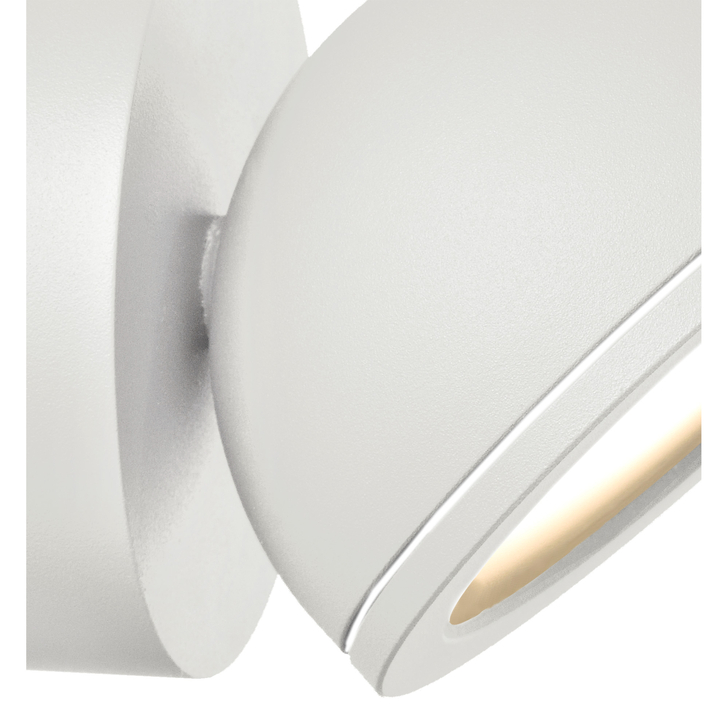 Mantra M6505 Everest Exterior White Adjustable Wall Light