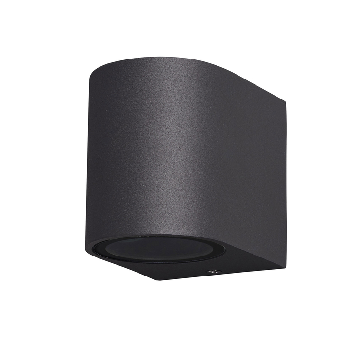 Mantra M6512 Kandanchu Anthracite Round Single Exterior Wall Light