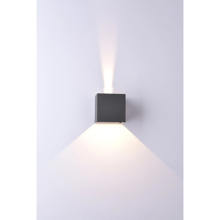 Mantra M6520 Davos Anthracite Led Exterior Wall Light - 3000K