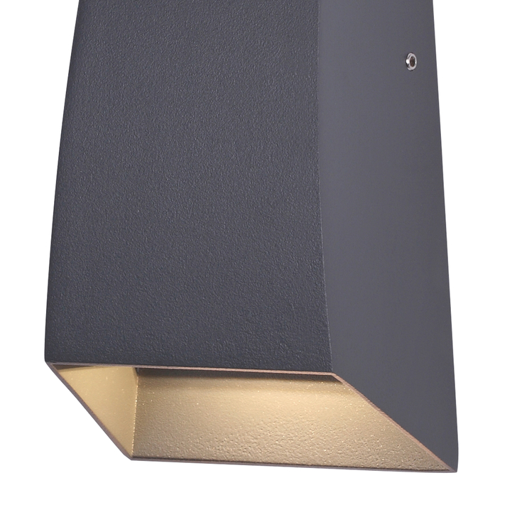 Mantra M6542 Jackson Anthracite Led Exterior Wall Light - 3000K